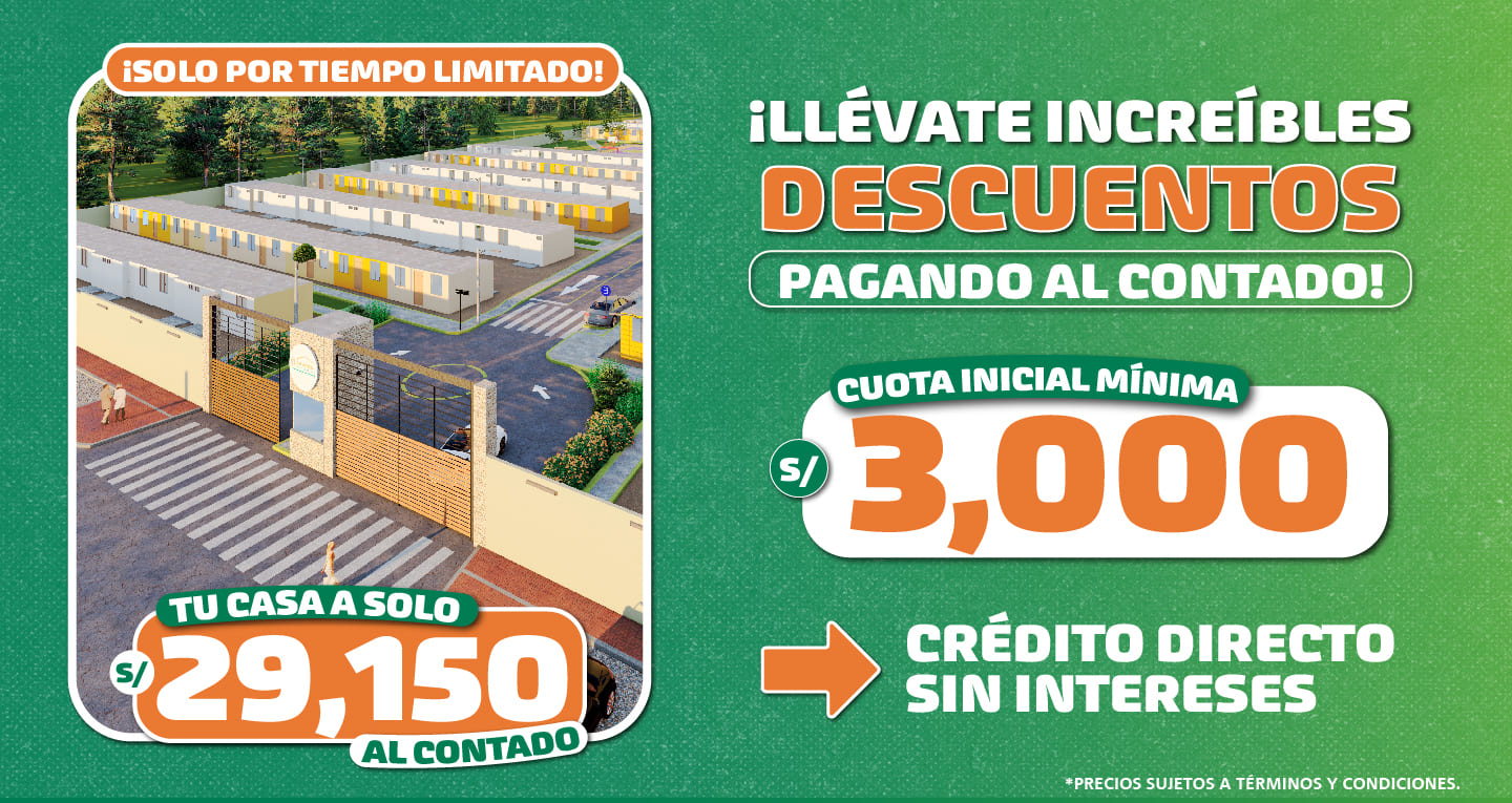 Tu casa propia desde S/29,150
